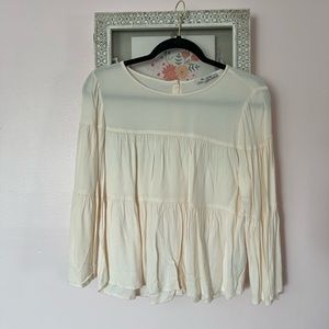 Madewell peasant top